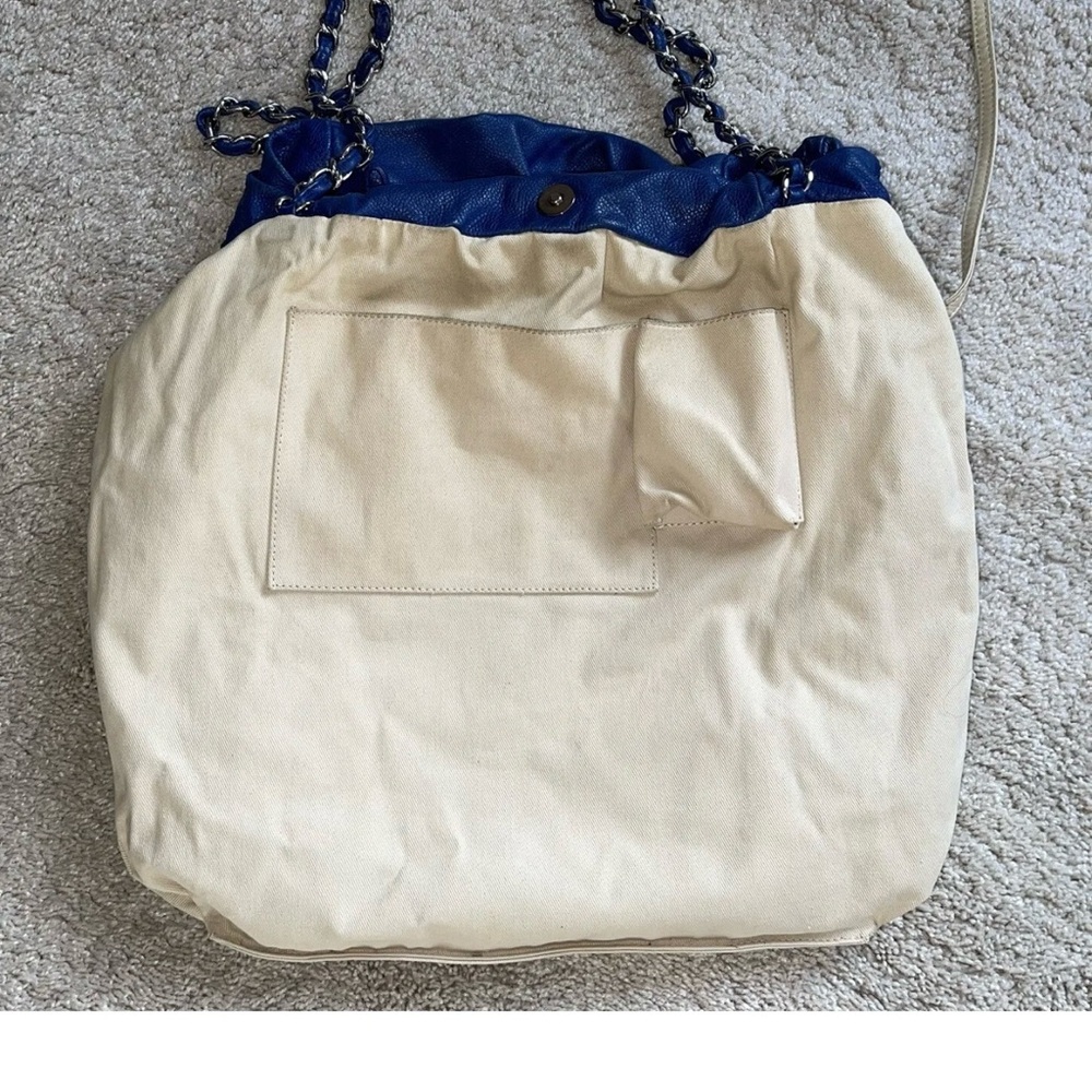 Chanel Blue Leather Women's Bag - Picture 10 of 13